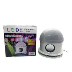 GENERICO - Lámpara Giratoria Proyector Estrellas Lunas Parlante Bluetooth
