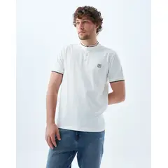 AMERICANINO - Polo Hombre Slim Fit Manga Corta con Bordado
