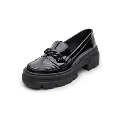 SEVENTEEN - MOCASIN NEGRO CHAROL ANTONELLA