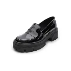 SEVENTEEN - MOCASIN NEGRO CHAROL BELINDA