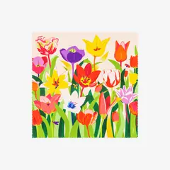 PYLONES - Paño Para Gafas De Microfibra Tulipes