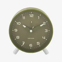 PRESENT TIME - Reloj Despertador Con Mecanismo Silencios Orgullo Verde