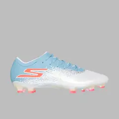 SKECHERS - Guayos Hombre Razor 1.5 Elite FG Fútbol - Blanco Terreno Firme