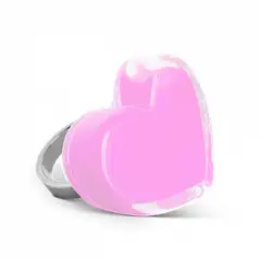 PYLONES - Anillo Hecho A Mano Mediano Corazón Rosa