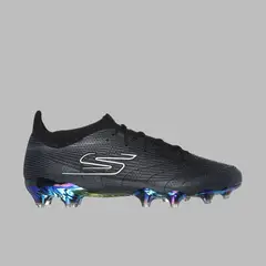 SKECHERS - Guayos Hombre SKX 01 Low Elite FG Fútbol - Negro Terreno Firme