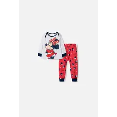 DISNEY - Pijama de Minnie Mouse con pantalón largo multicolor para bebé niña
