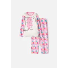 MIC - Pijama de con pantalón largo multicolor para niña