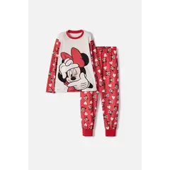 DISNEY - Pijama de Minnie Mouse pantalón largo multicolor para niña