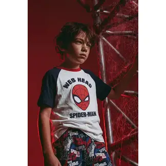 MARVEL - Pijama de Spider-Man pantalón largo multicolor para niño
