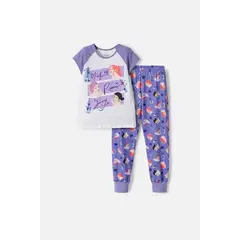 MIC - Pijama de K-pop Demon Hunters pantalón largo multicolor para niña