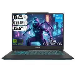 MSI - PORTATIL THIN A15 B13UC-3256XCO INTEL CORR I5 13420H RAM DDR4 8GB SSD M.2 512GB T.V RTX 3050 4G