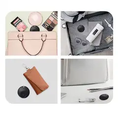 GENERICO - 2 Localizadores Circular Android Rastreador Gps Para Google Blanco