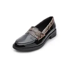 SEVENTEEN - ZAPATO NEGRO/PITON CAIHER