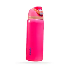 OWALA - Termo Botella FreeSip 24 Oz 710 Ml Rosa Acero Inoxidable
