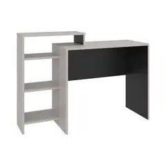 RTA DESIGN - Escritorio Estelar Plus, Tivoli y Wengue, Cuenta con Tres Entrepaños Laterales