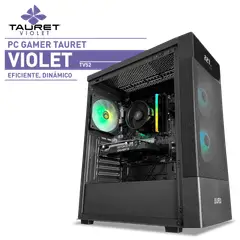 AMD - PC Gamer Tauret Violet TV52 · Ryzen 5 5500 · RTX 3050 6GB · RAM 16GB DDR4 · M.2 1TB