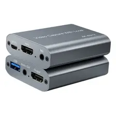 GENERICO - Capturadora Video Hdmi Usb 3.0 4k 1080p 60hz Con Loop