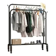 GENERICO - Perchero Doble De Acero Con Canchos Para Ropa 8782