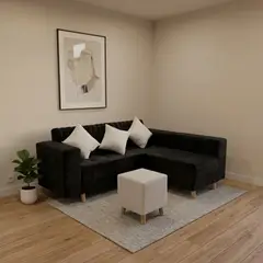 GENERICO - SALA EN L MODULAR CHICAGO EN TELA ANTIFLUIDOS Y PETFRIENDLY