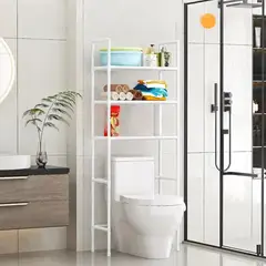 GENERICO - Estante Organizador Para Baño 3 Niveles Para Inodoro