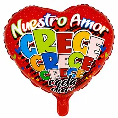 GENERICO - BOMBA FIESTA 45CM AMOR Y AMISTAD CELEBRACION CUMPLEAÑOS