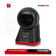STAR - LECTOR DE CODIGOS DE BARRAS POS OMNIDIRECCIONAL STAR-8602 USB