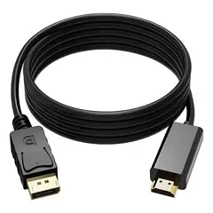 GENERICO - Cable Adaptador DisplayPort (DP) a HDMI 4K UHD – 1.8 Metros