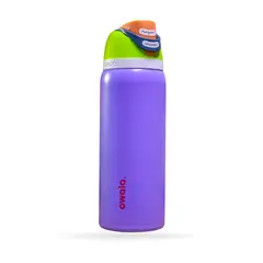 OWALA - Termo Botella FreeSip 24 Oz 710 Ml Lila Acero Inoxidable Frio Calor