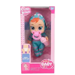 GENERICO - Muñeca Bebé Ojos Grandes Pijama Animalito Y Accesorios