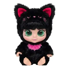 GENERICO - Muñeca Bebé Ojos Grandes Pijama De Peluche