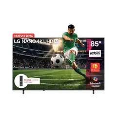 LG - Televisor 85 Pulgadas NANO 4K UHD Smart TV IA 85NU
