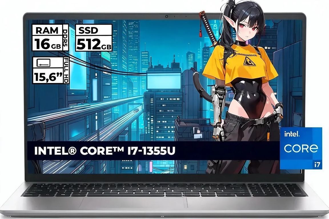 PORTATIL INTEL CORE I7-1355U 16GB RAM 512GB SSD 15'' FHD WINDOWS 11 PRO