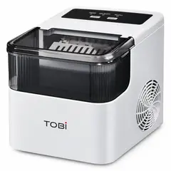 TOBI - Máquina De Hielo TB-966 1.6L 12Kg/24H 2 Tamaños Portátil Automática