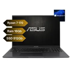 ASUS - PORTATIL M1605- AMD RYZEN 7 170- RAM 16GB DDR5-SSD 512GB- WINDOWS 11 HOME