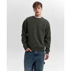 AMERICANINO - Buzo Relaxed Fit Cuello Redondo con Bordado Decorativo