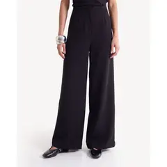 SEVEN SEVEN - Pantalón Sastrero De Bota Amplia Para Mujer Negro