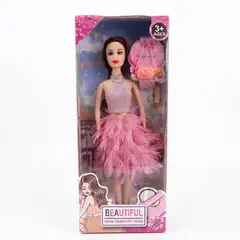 GENERICO - Muñeca De Moda Vestido Felpa Y Bolso Cámara