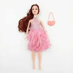 GENERICO - Muñeca De Moda Vestido Felpa Y Bolso Cámara