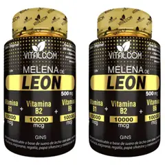 VITAL - Melena De León con Vitamina B1 y B2 - Enfoque Mental x2