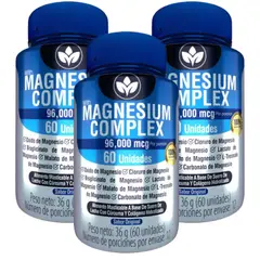 VITAL - Magnesium Complex - Magnesio de Alta Absorción para Músculos y Bienestar x3