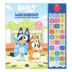 PI KIDS - Libro Con Sonidos Palabras Bluey Wackadoo Para Niños