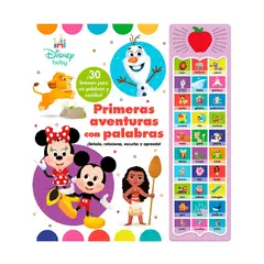 PI KIDS - Libro Interactivo con Sonido Disney Primeras aventuras Para Niños