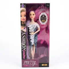 GENERICO - Muñeca Articulada Cabello Extra Largo + Accesorios