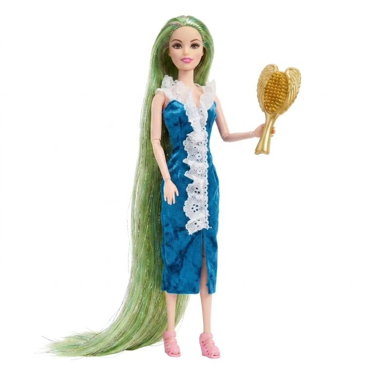 Muñeca Articulada Cabello Extra Largo + Accesorios