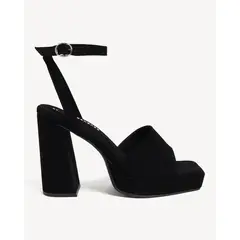 SEVEN SEVEN - Sandalias Tacón Plataforma Para Mujer Negro