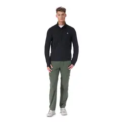 TOPARA - Buzo Liviano Cerrado Hombre Nus Negro