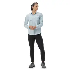 TOPARA - Camisa Pesca para Mujer Amazonas Azul Protección UV
