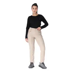 TOPARA - Pantalón Stretch de Mujer Nevados Beige