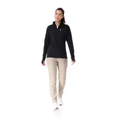TOPARA - Buzo Liviano Cerrado Mujer Nus Negro