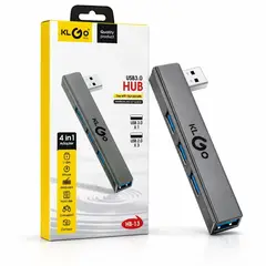 GENERICO - Hub USB 3.0 KLGO HB-13 4 en 1 USB-A